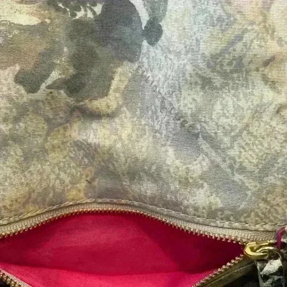 Elliott Lucca Leather Snakeskin Handbag